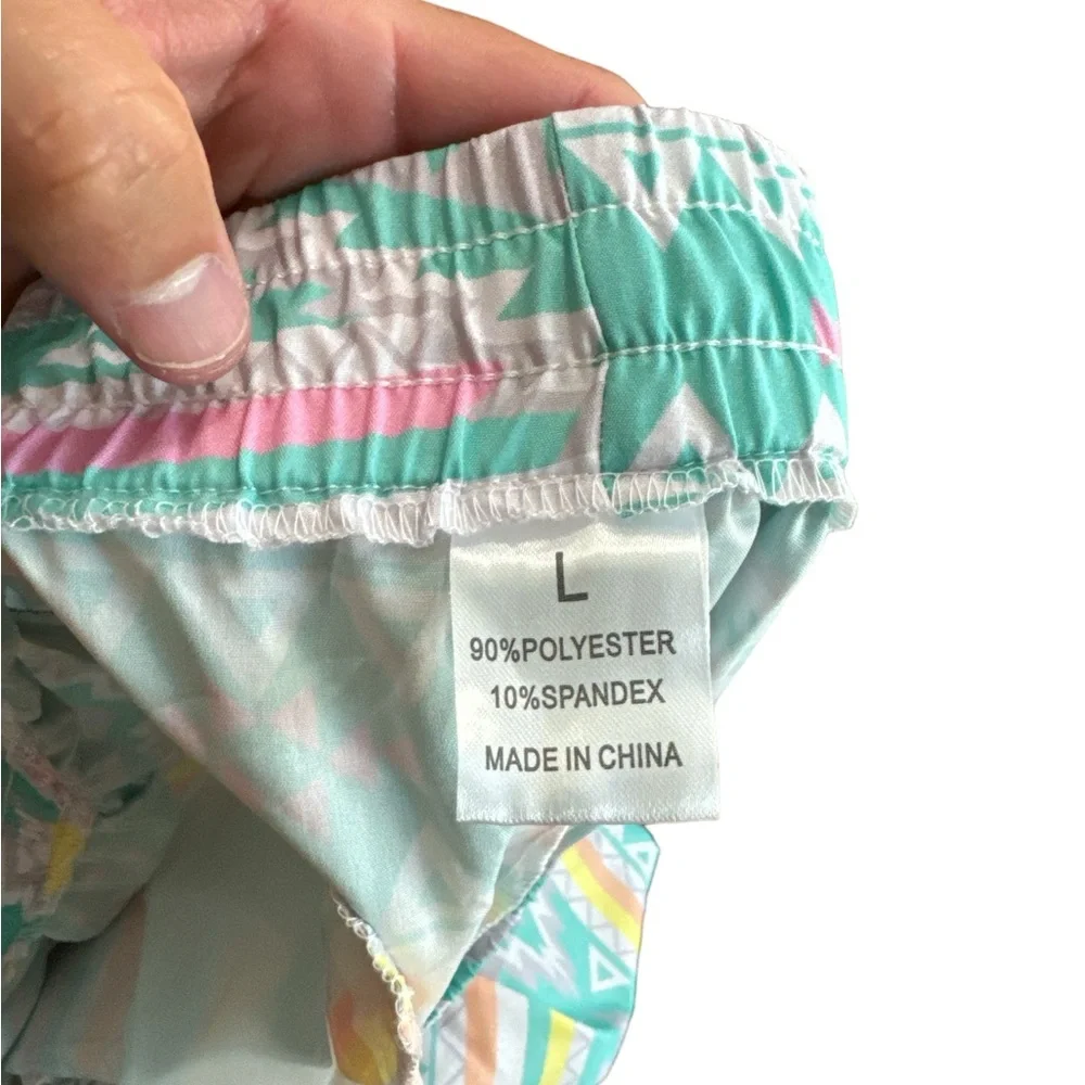Chubbies Pastel Aztec‎ Tribal Print Men’s Size Large Trunks/Shorts Multicolored